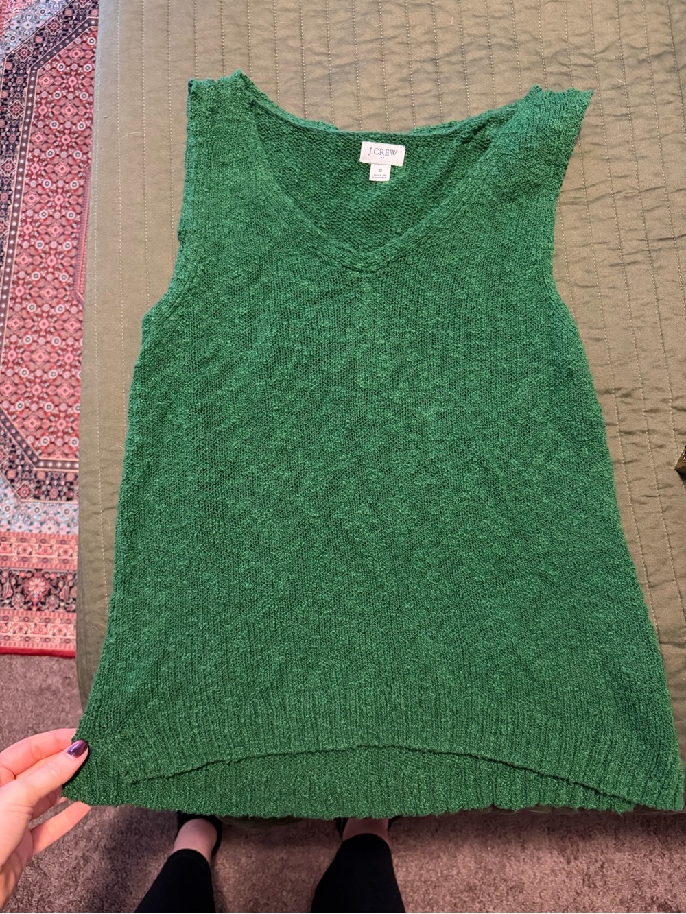 J Crew sleeveless top
